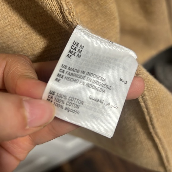 Cotton camel blazer, cardigan, size M - Picture 4 of 5